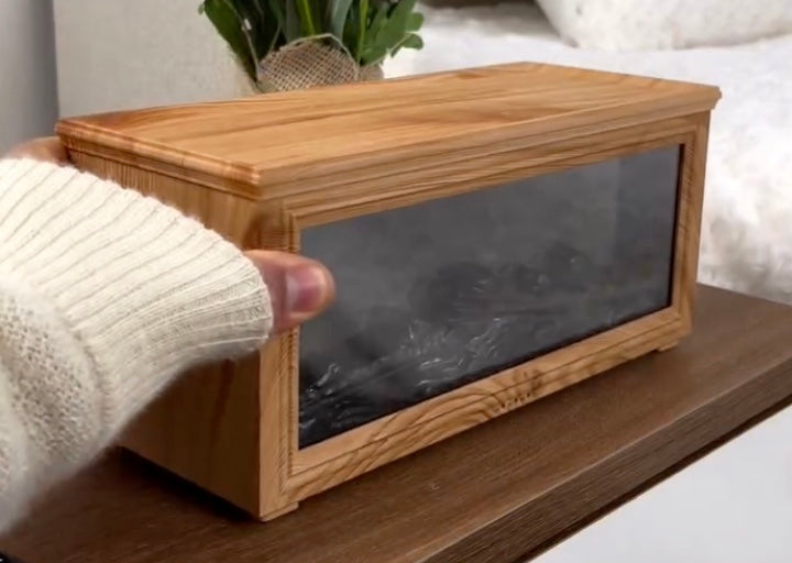 Mini Electric Fireplace Heater (Tabletop)