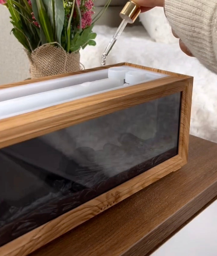 Mini Electric Fireplace Heater (Tabletop)