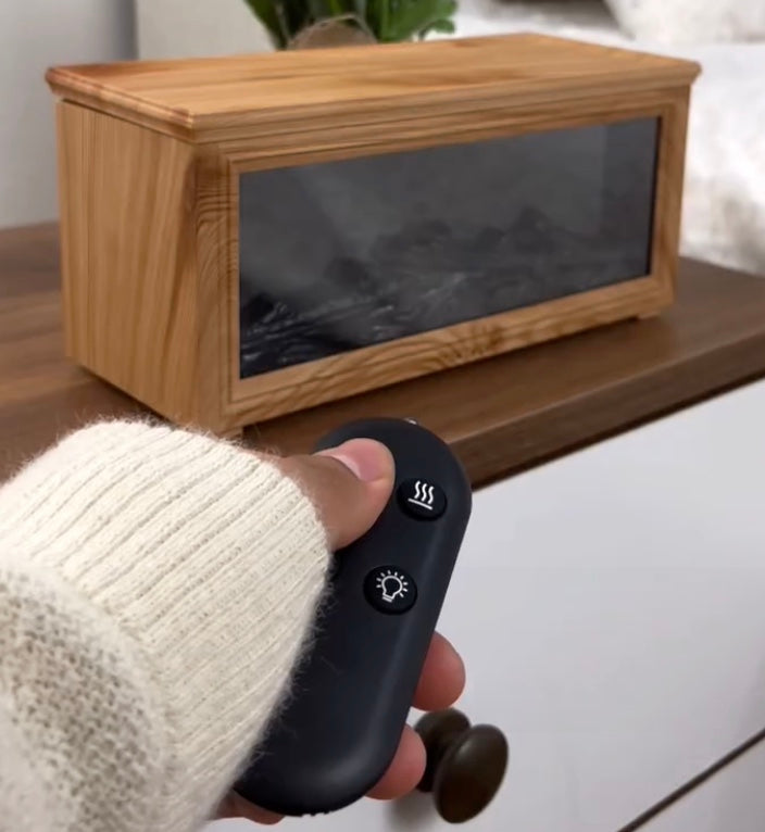 Mini Electric Fireplace Heater (Tabletop)