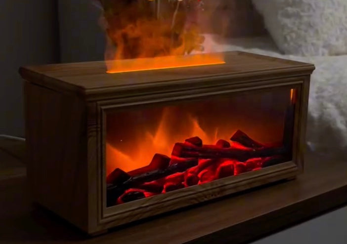 Mini Electric Fireplace Heater (Tabletop)